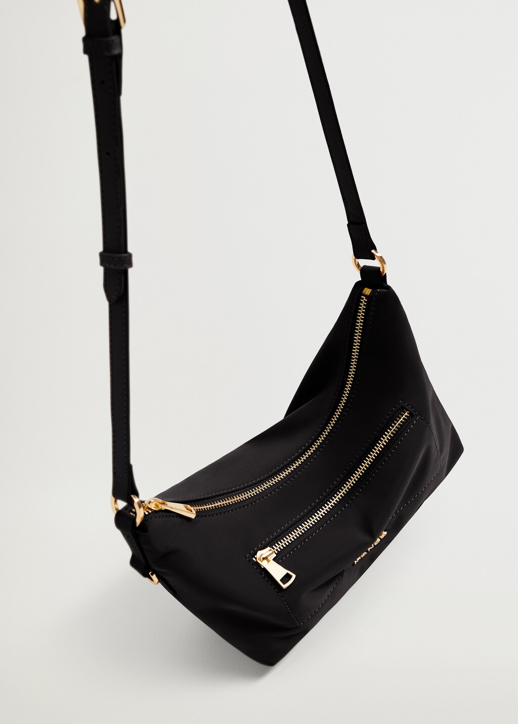 Nylon cross-body bag - Medium plane