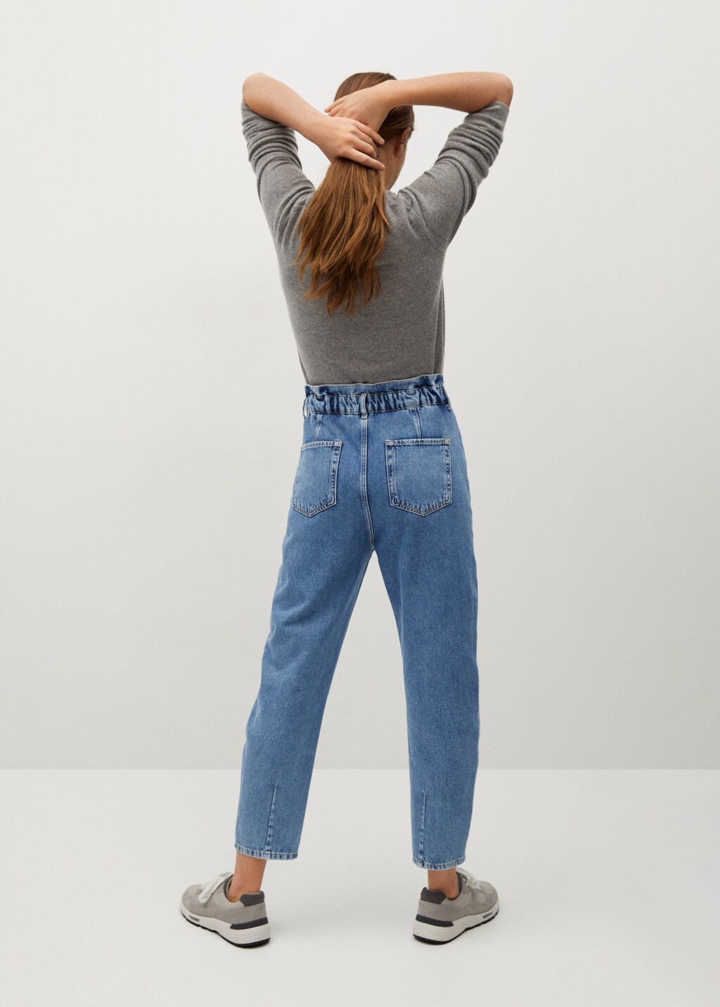 Waist straight Baggy jeans - Reverse of the article