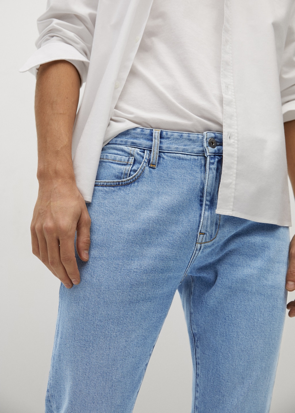 Tapered-fit lyocell Tom jeans - Details of the article 1