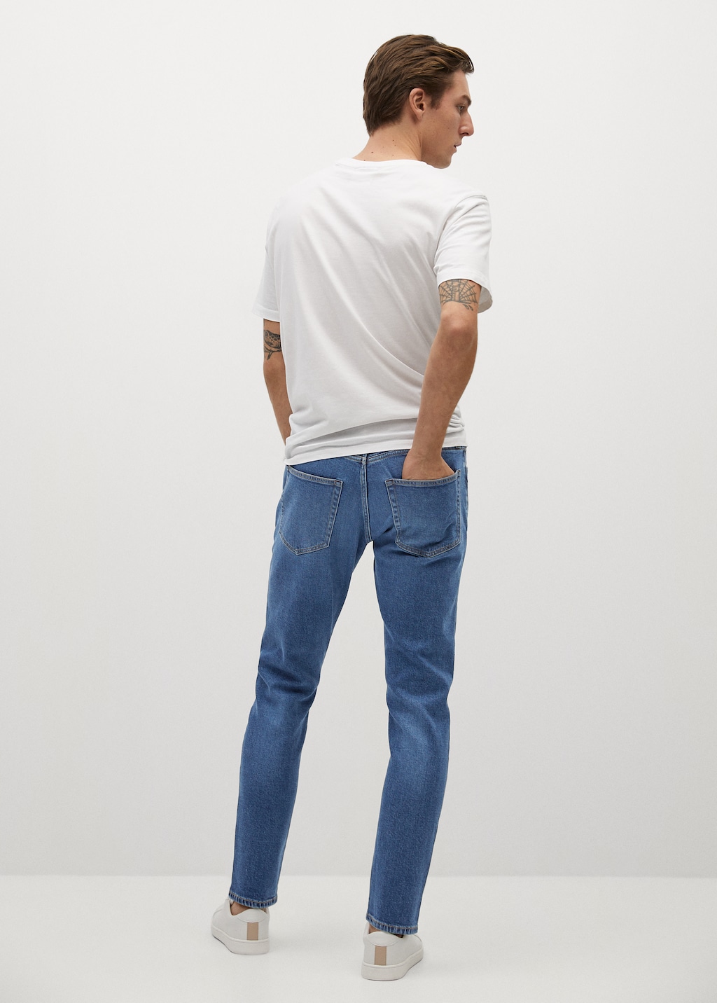 Tapered-fit lyocell Tom jeans - Reverse of the article