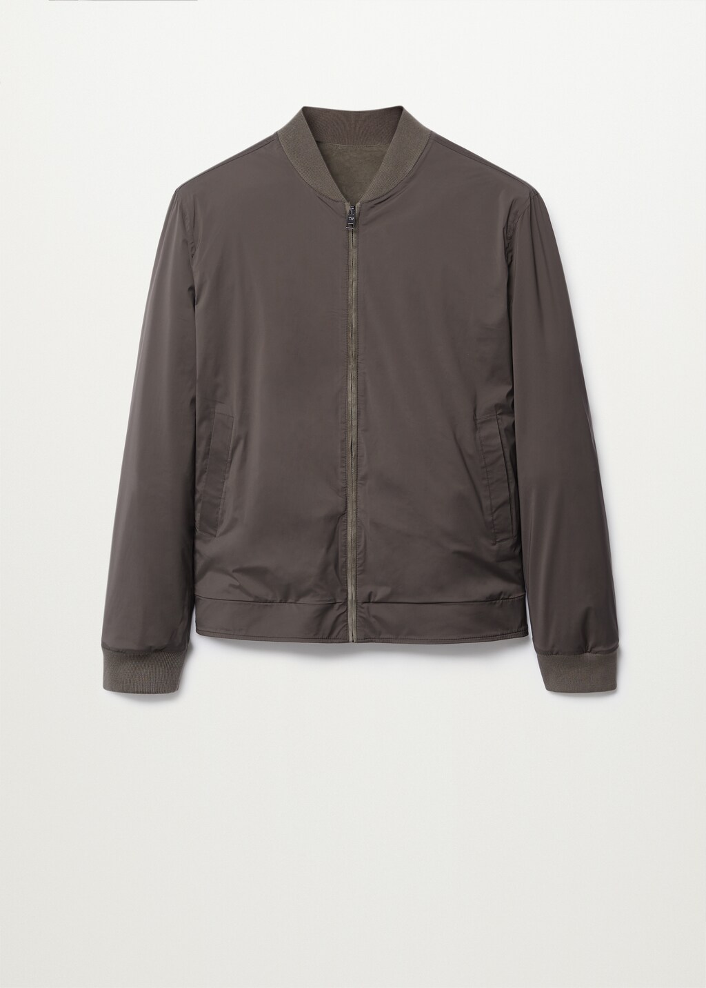 Reversible suede bomber jacket - Details of the article 7