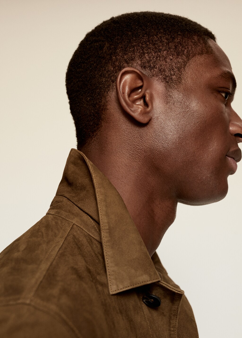 Suede overshirt with overshirt - Details of the article 2