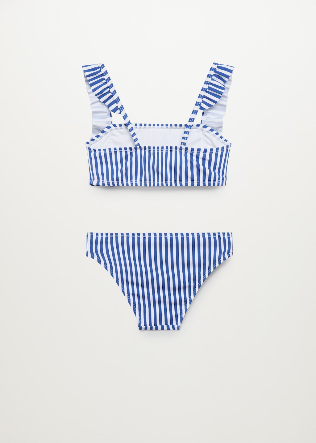 Ruffle striped bikini - Reverse of the article