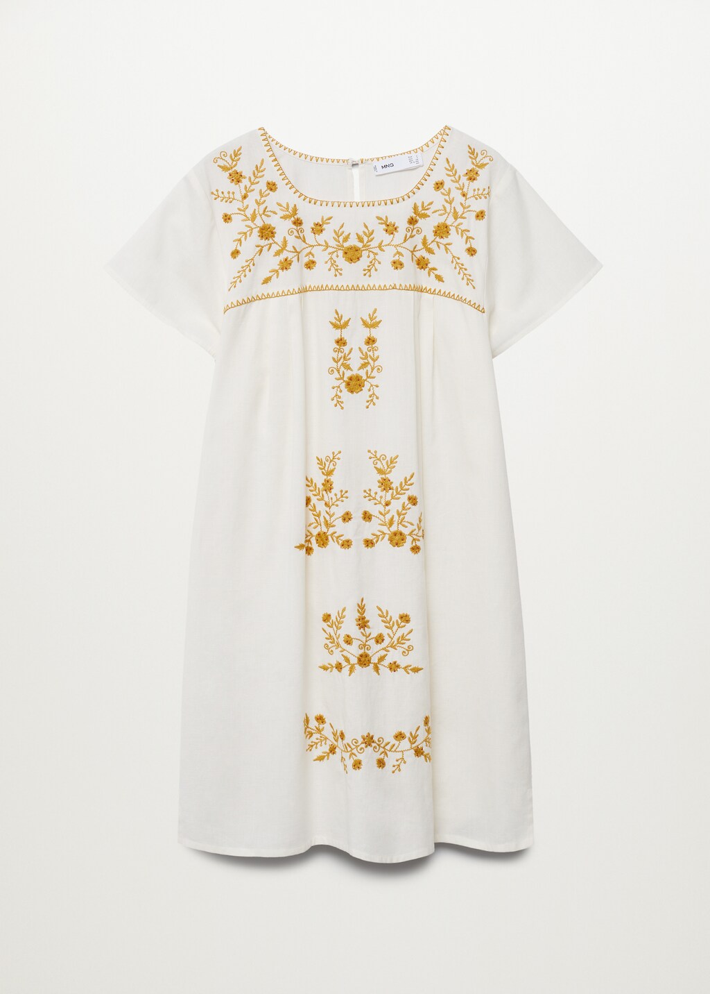 Embroidered cotton dress - Article without model