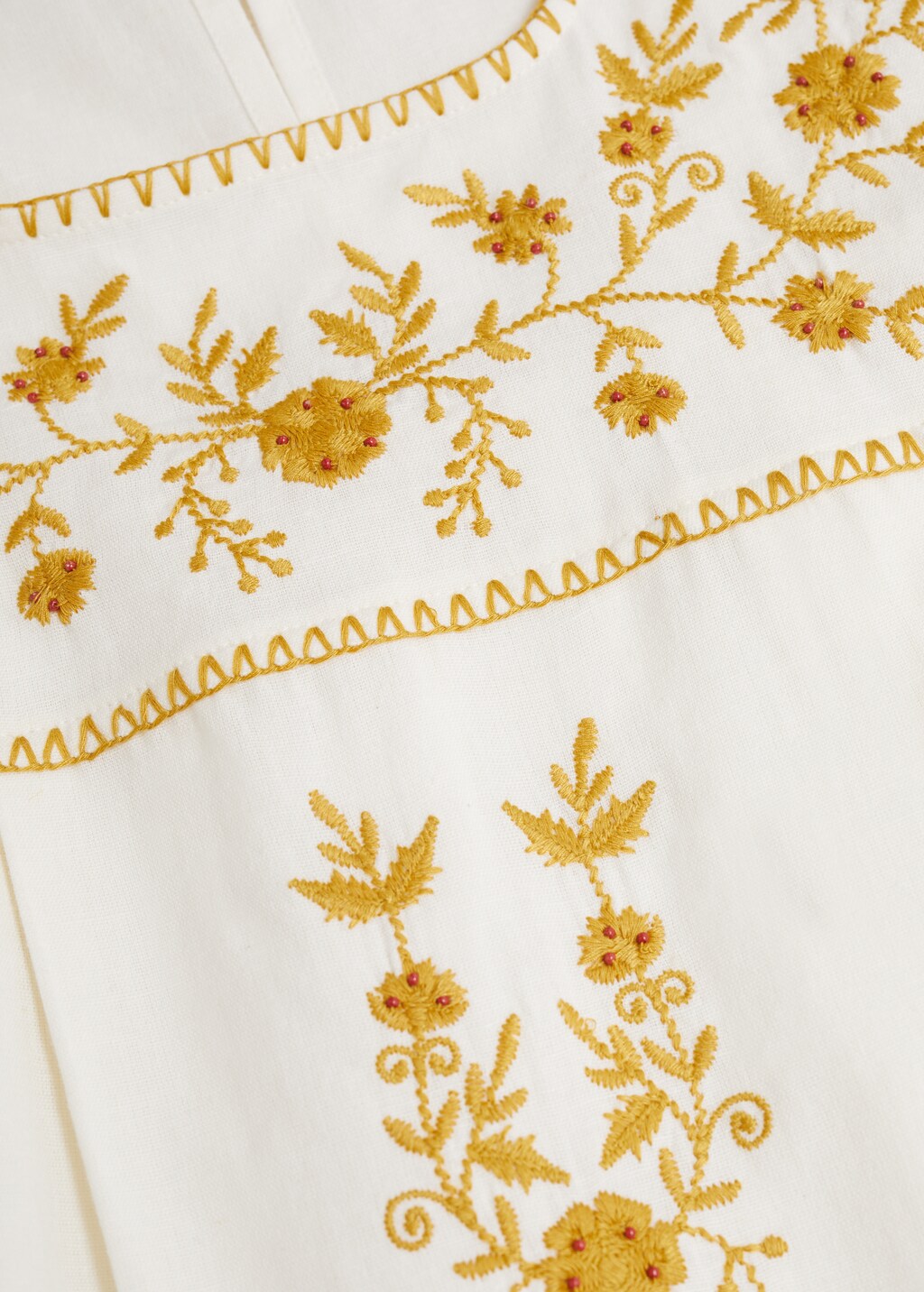 Embroidered cotton dress - Details of the article 8