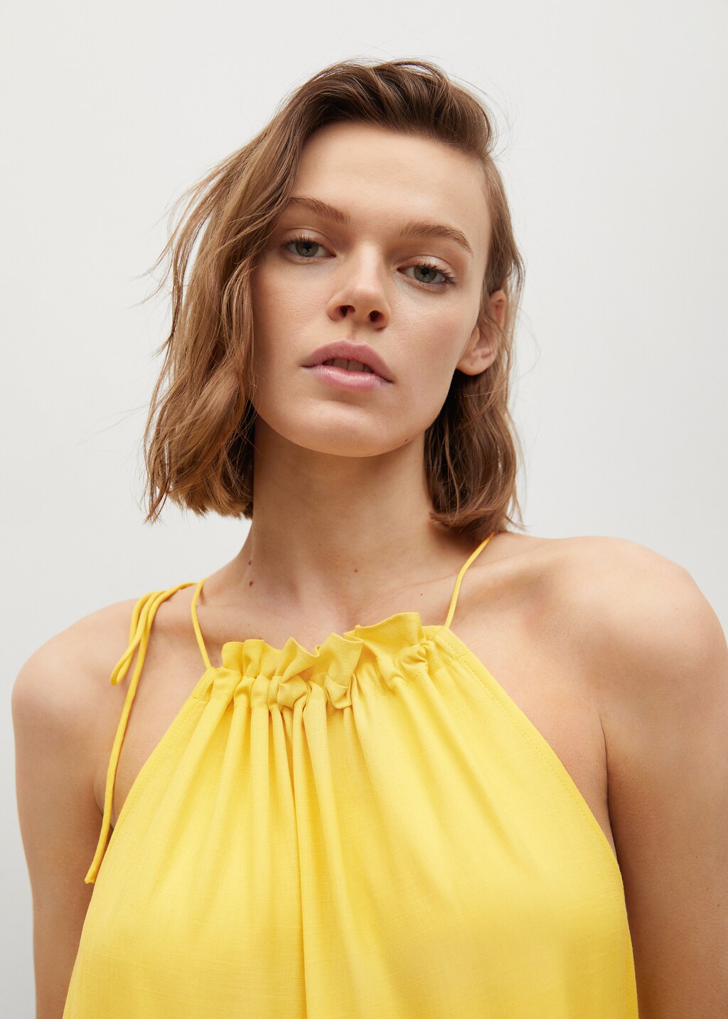 Flowy ruffled dress - Details of the article 4