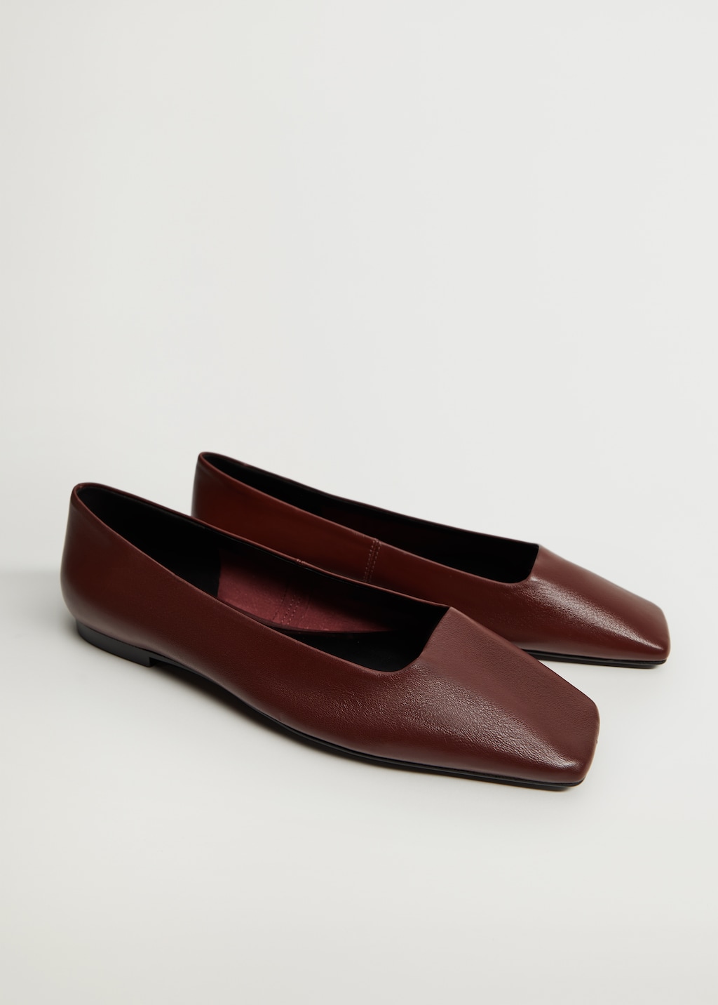 Leather ballet flats - Medium plane