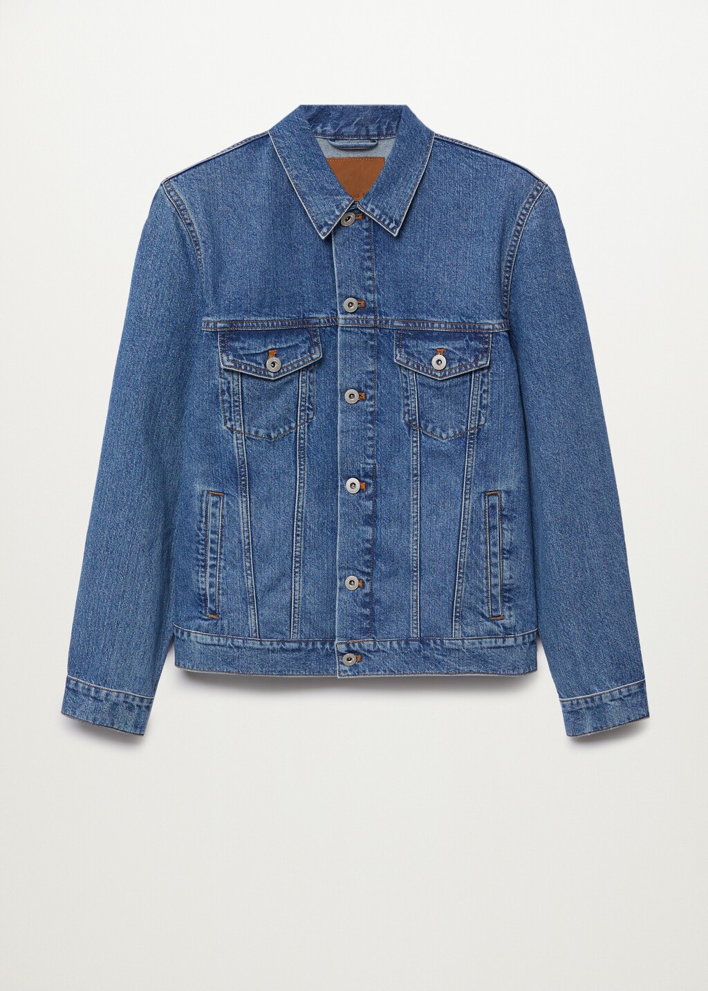 Medium-wash denim jacket - Article without model