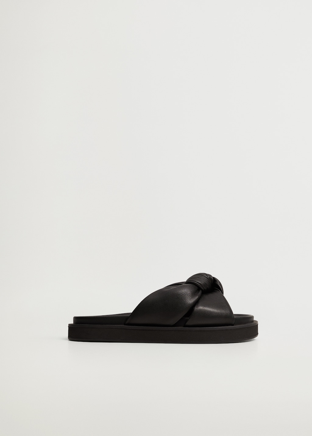 Platform sandals with knot - Article without model