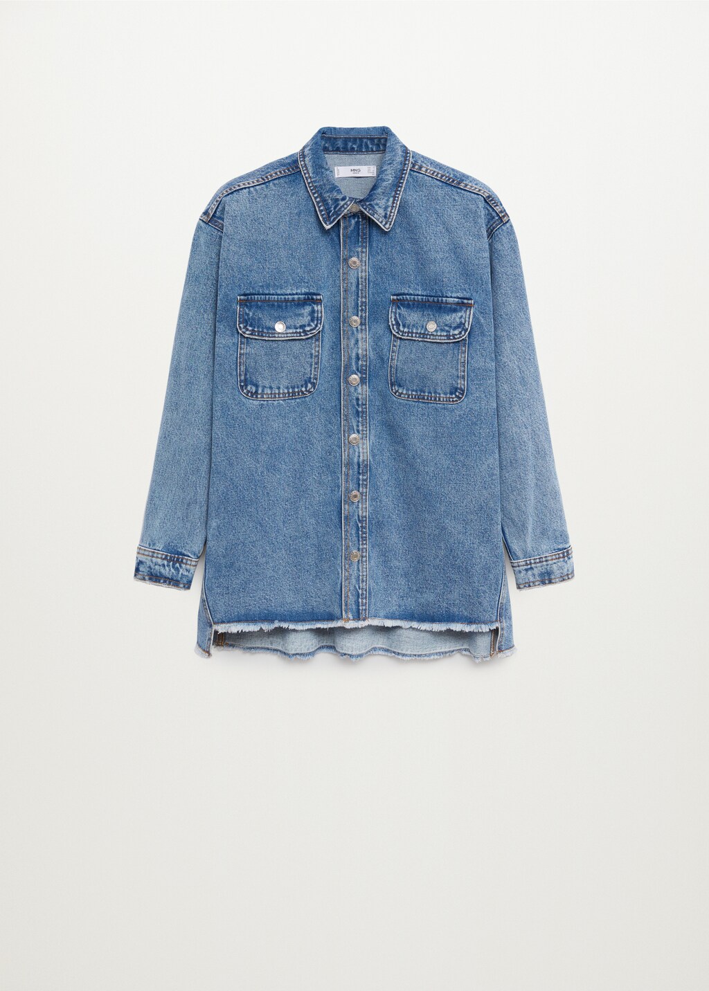 Pocket denim overshirt - Article without model