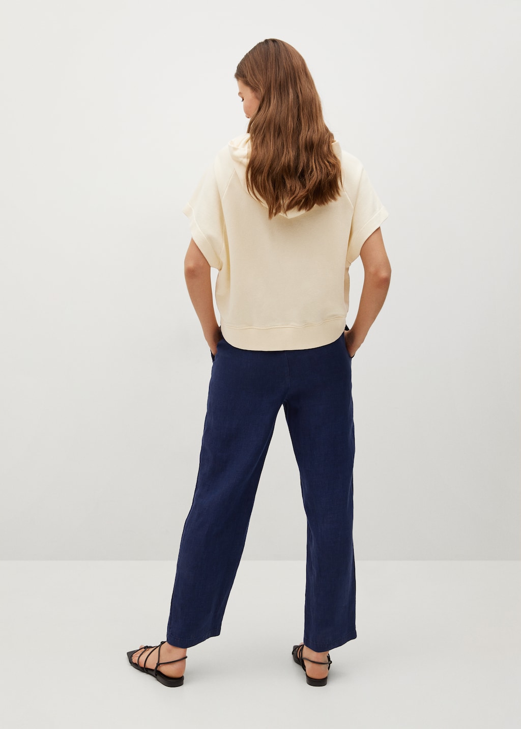 100% linen pants - Reverse of the article