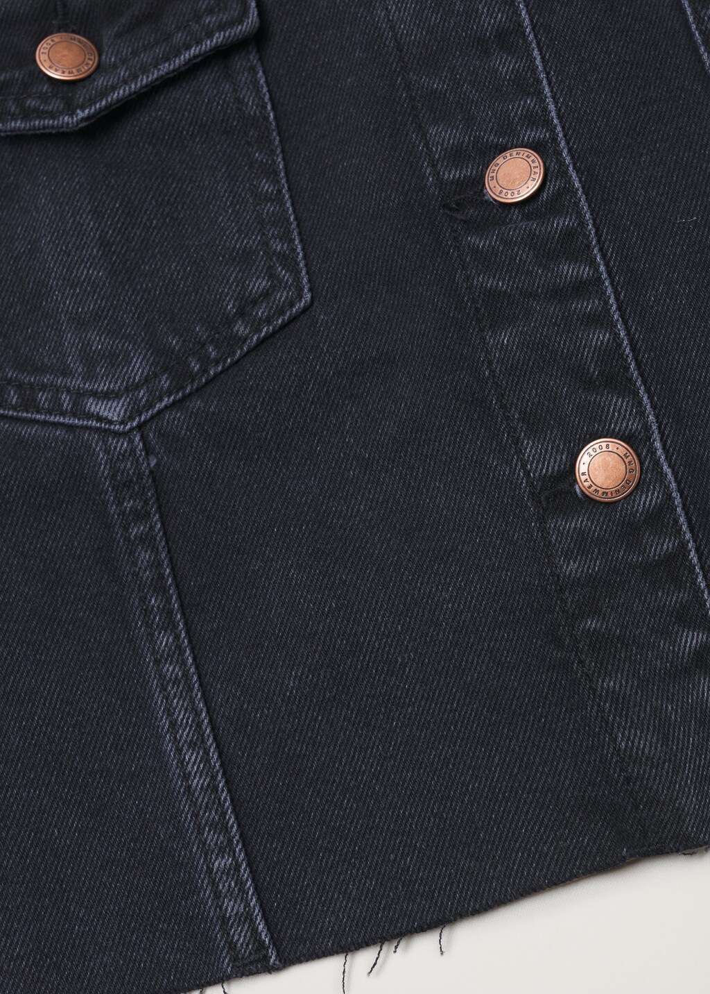 Denim crop jacket - Details of the article 8