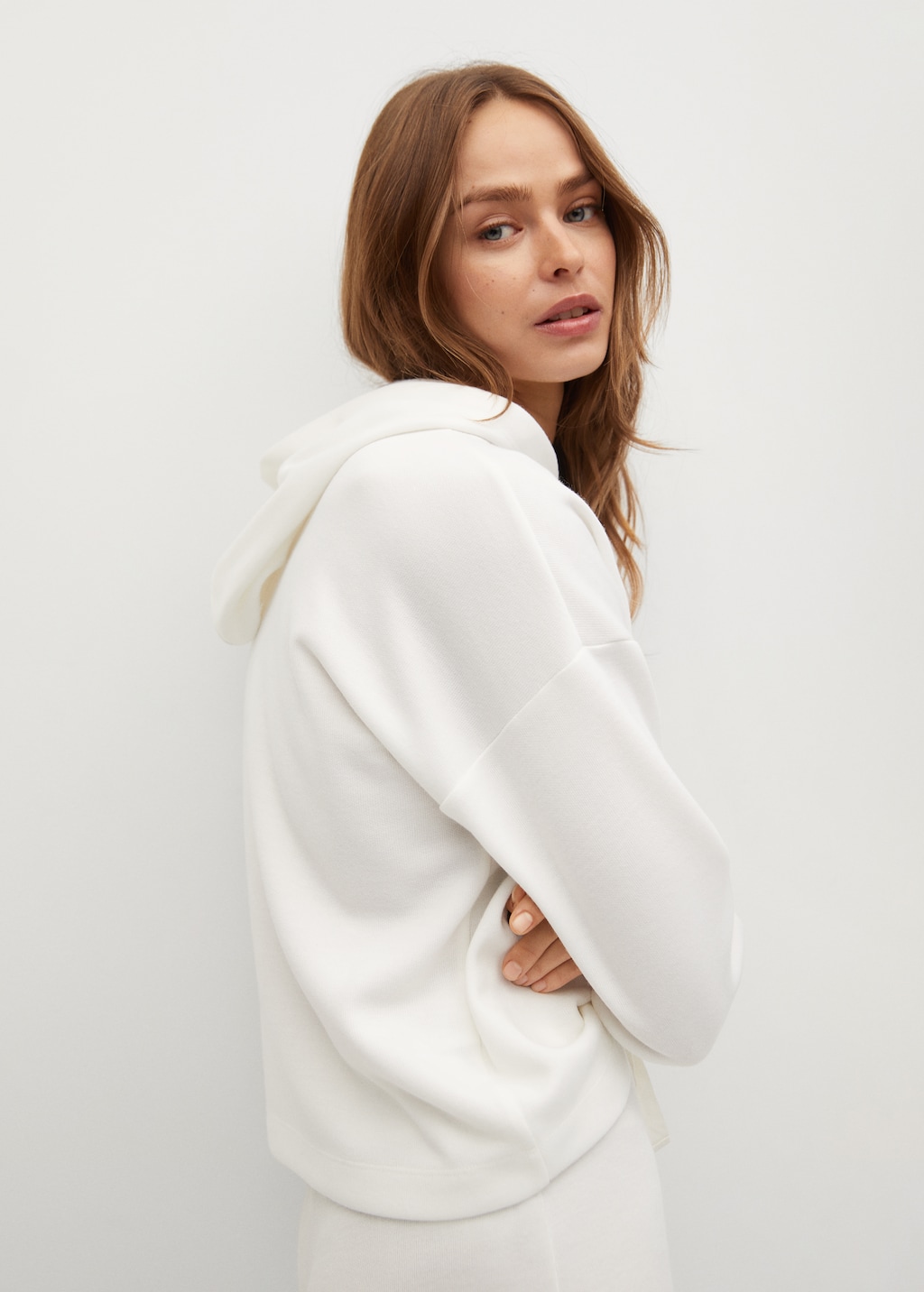 Hooded knit sweatshirt - Details of the article 1