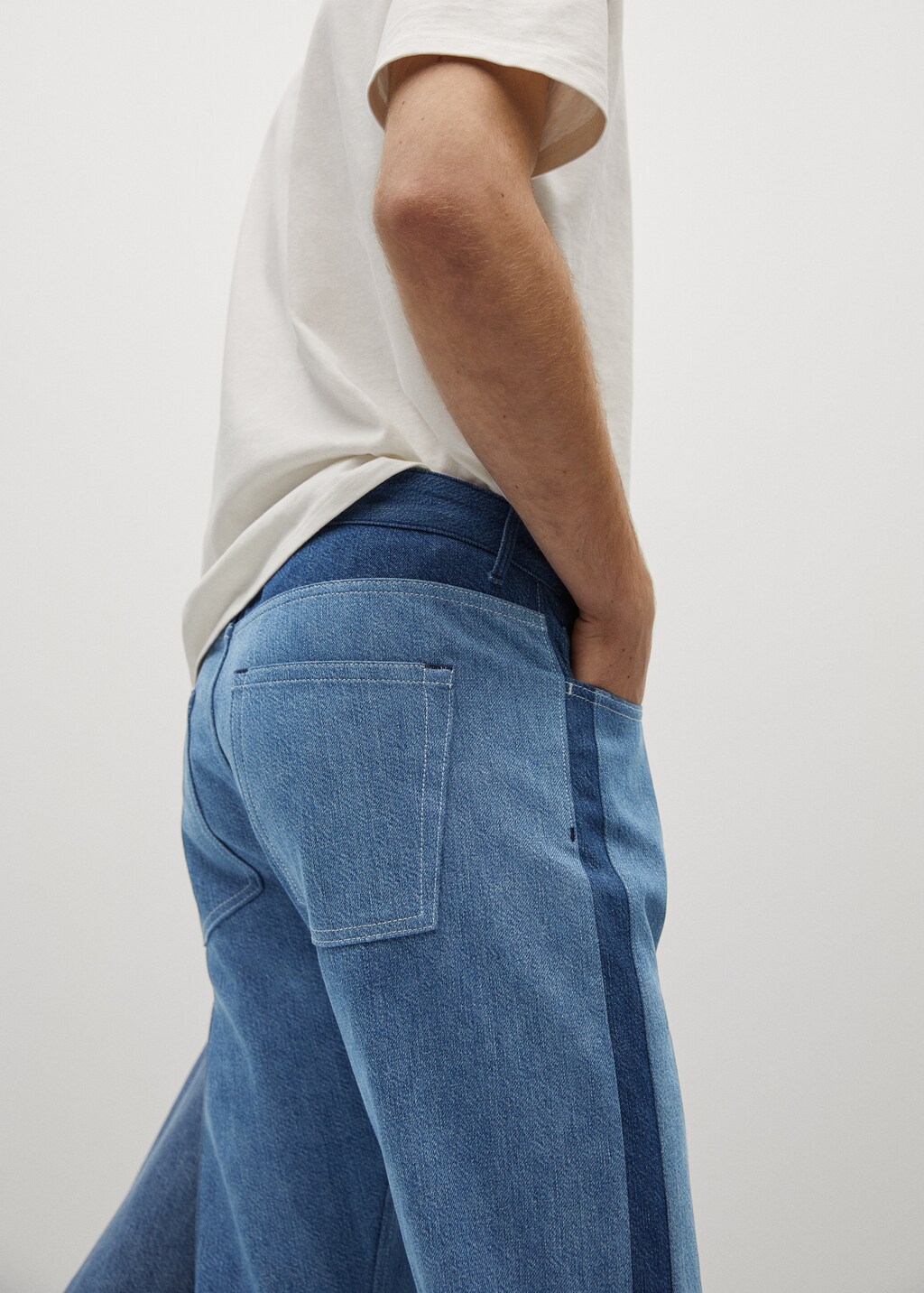 Tapered cropped vintage jeans - Details of the article 1