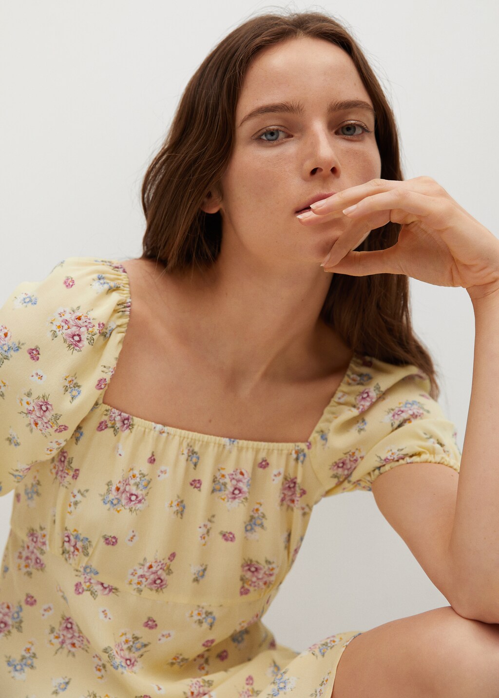 Floral print dress - Details of the article 1