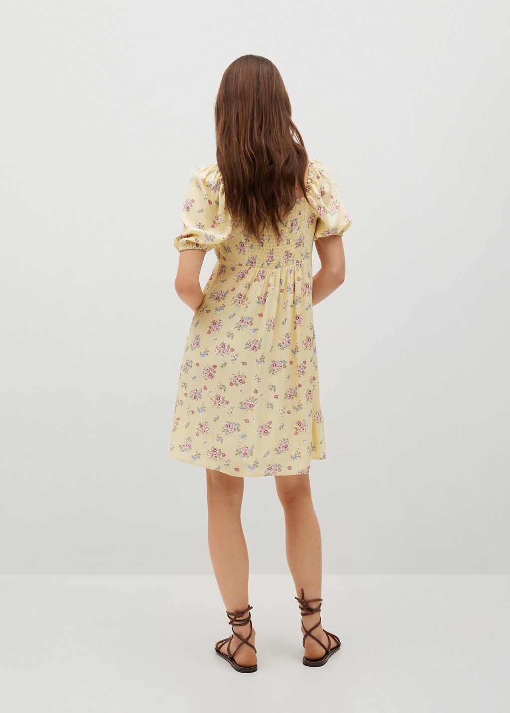 Floral print dress - Reverse of the article