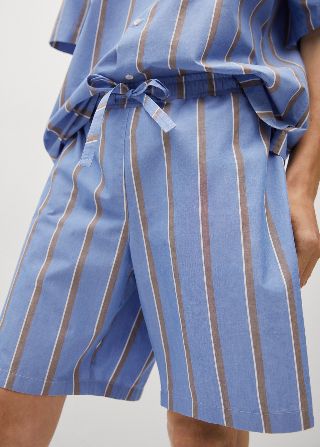 Striped pajama pants - Details of the article 1