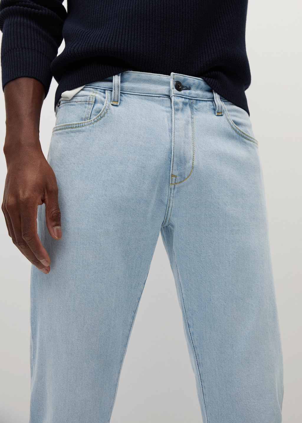 Tapered-fit lyocell Tom jeans - Details of the article 1