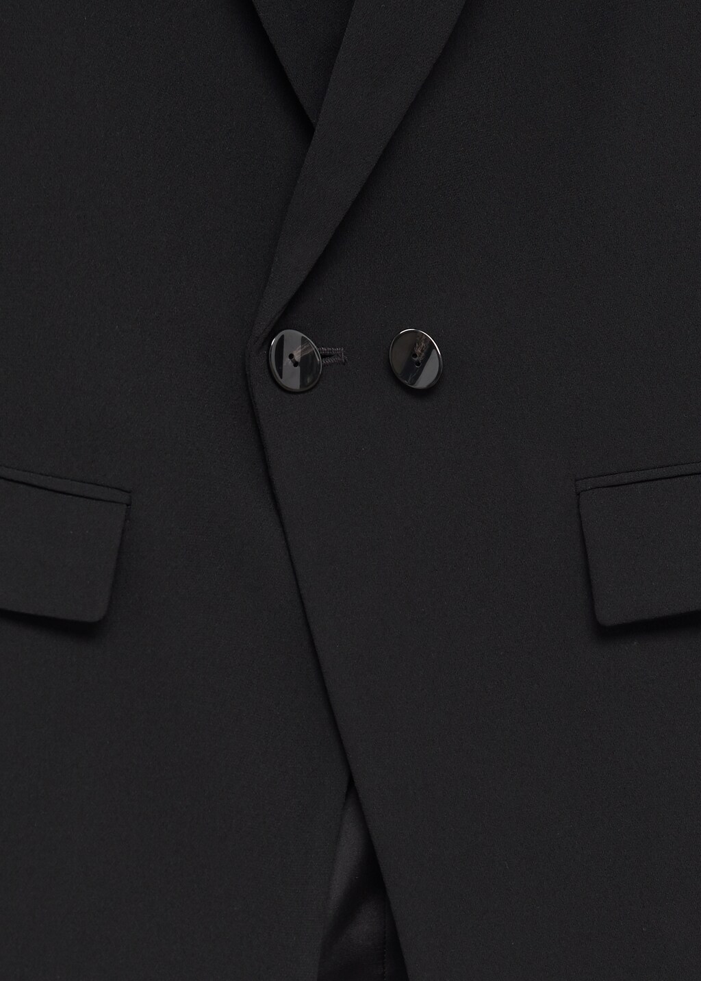 Crepe suit jacket with belt - Details of the article 8