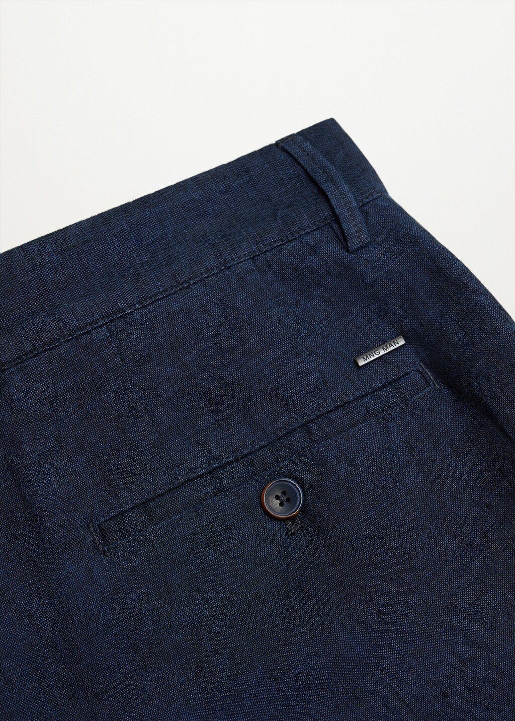 Slim fit linen pants - Details of the article 7