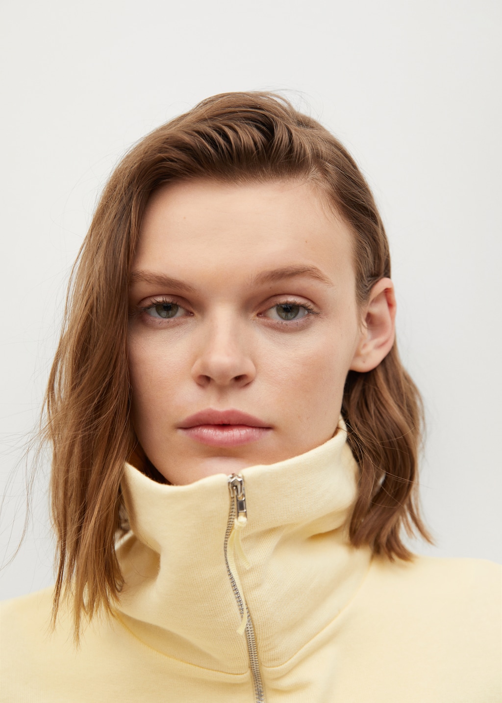 Funnel neck cotton sweatshirt - Details of the article 2