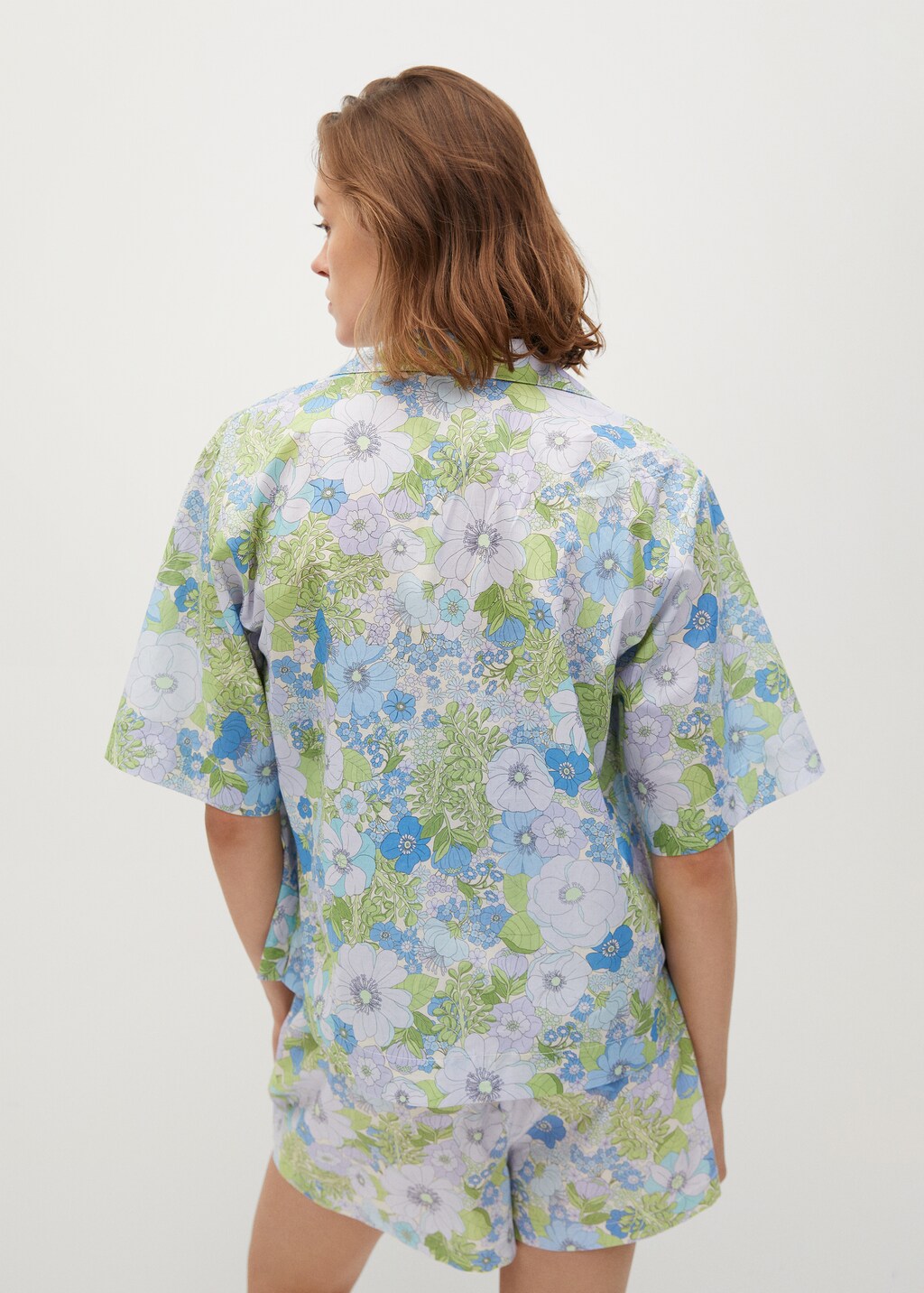 Blusa algodón estampada - Reverso del artículo