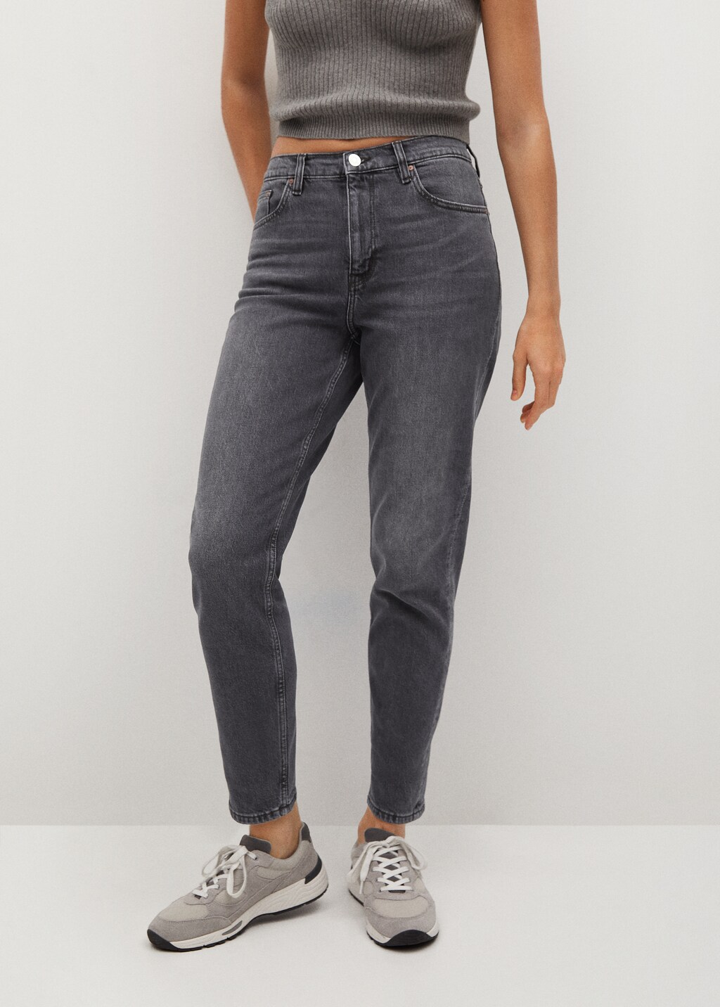 Mom-fit jeans - Medium plane