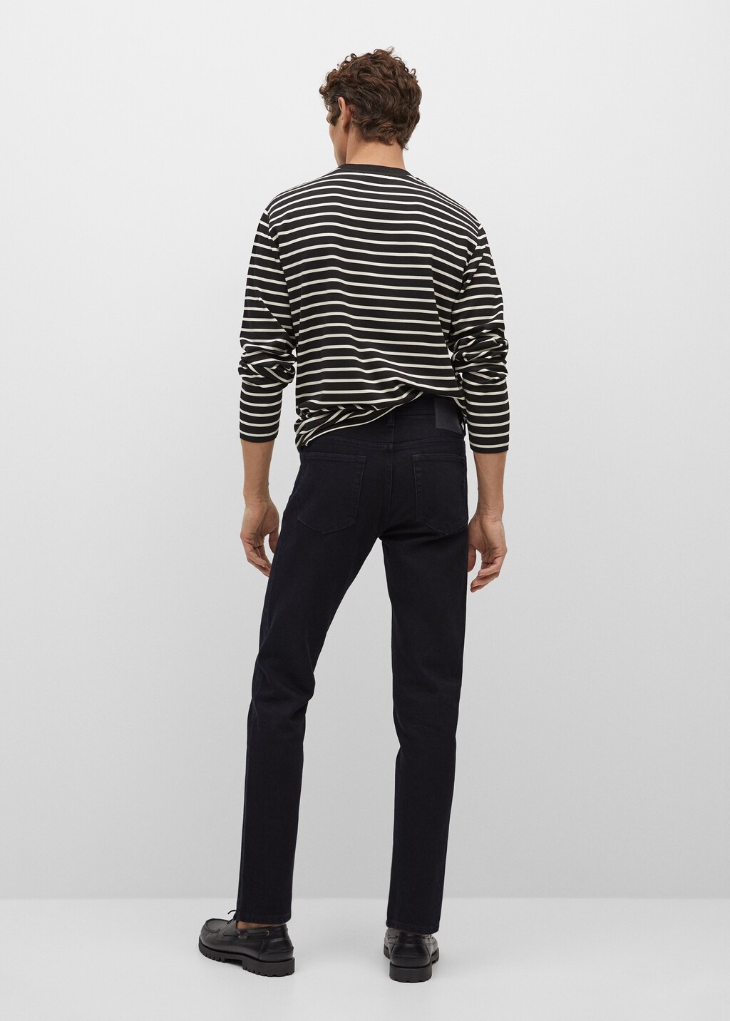 Slim fit black Jan jeans - Reverse of the article