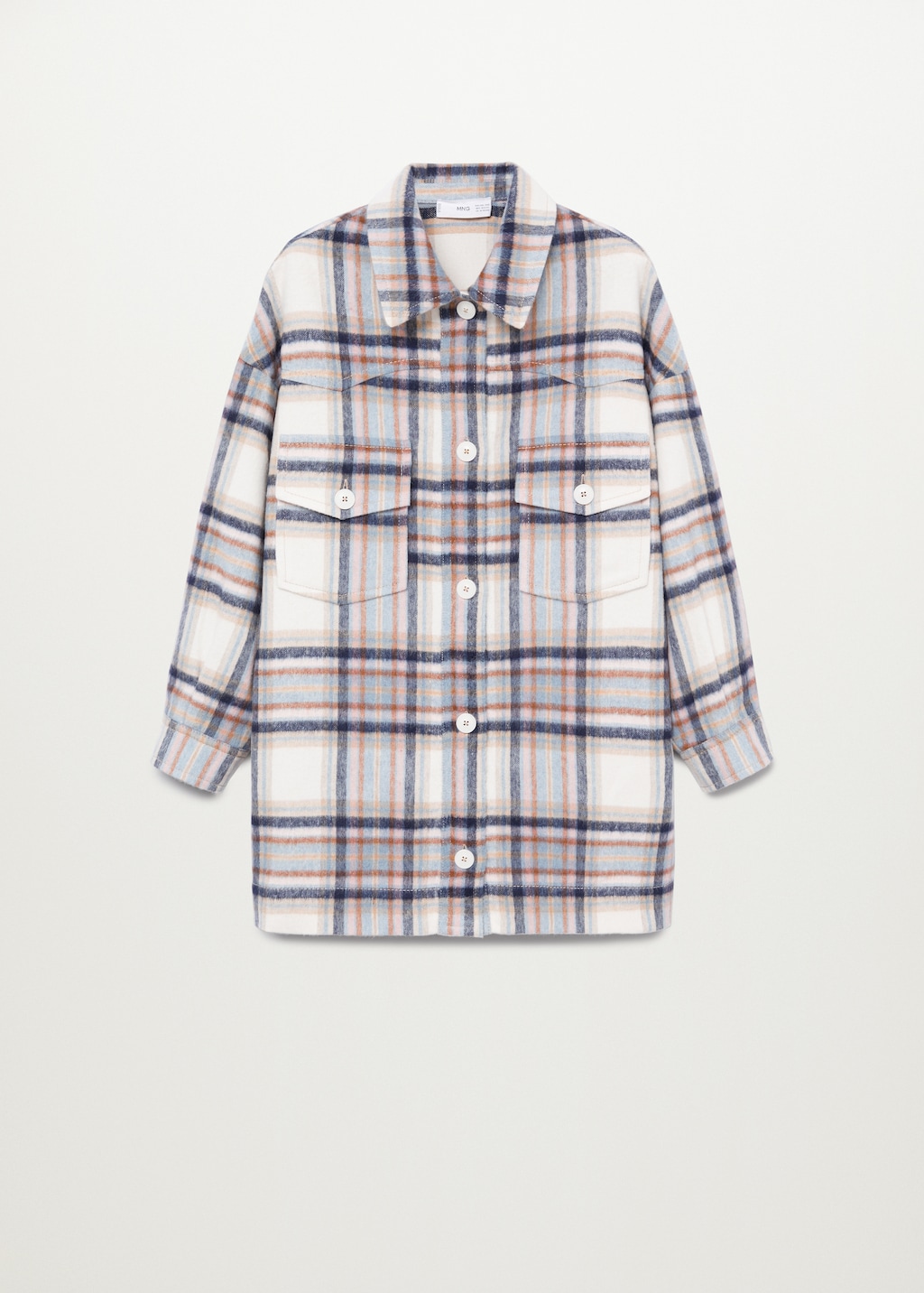 Oversized check overshirt - Article without model