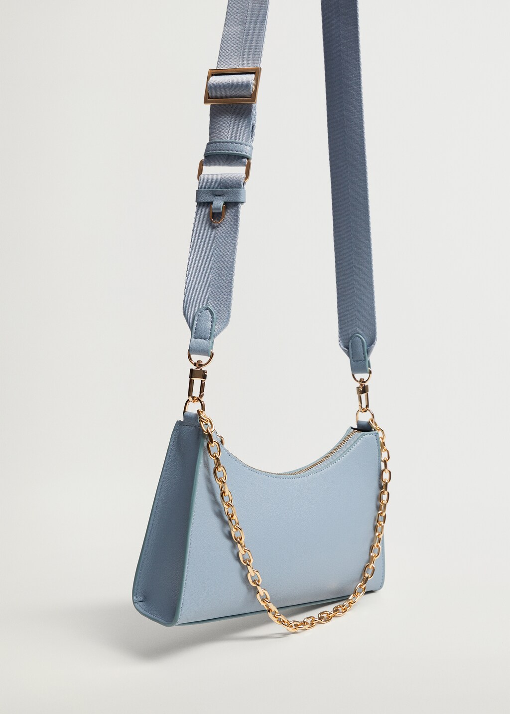 Crossbody bag with chain - Medium plane