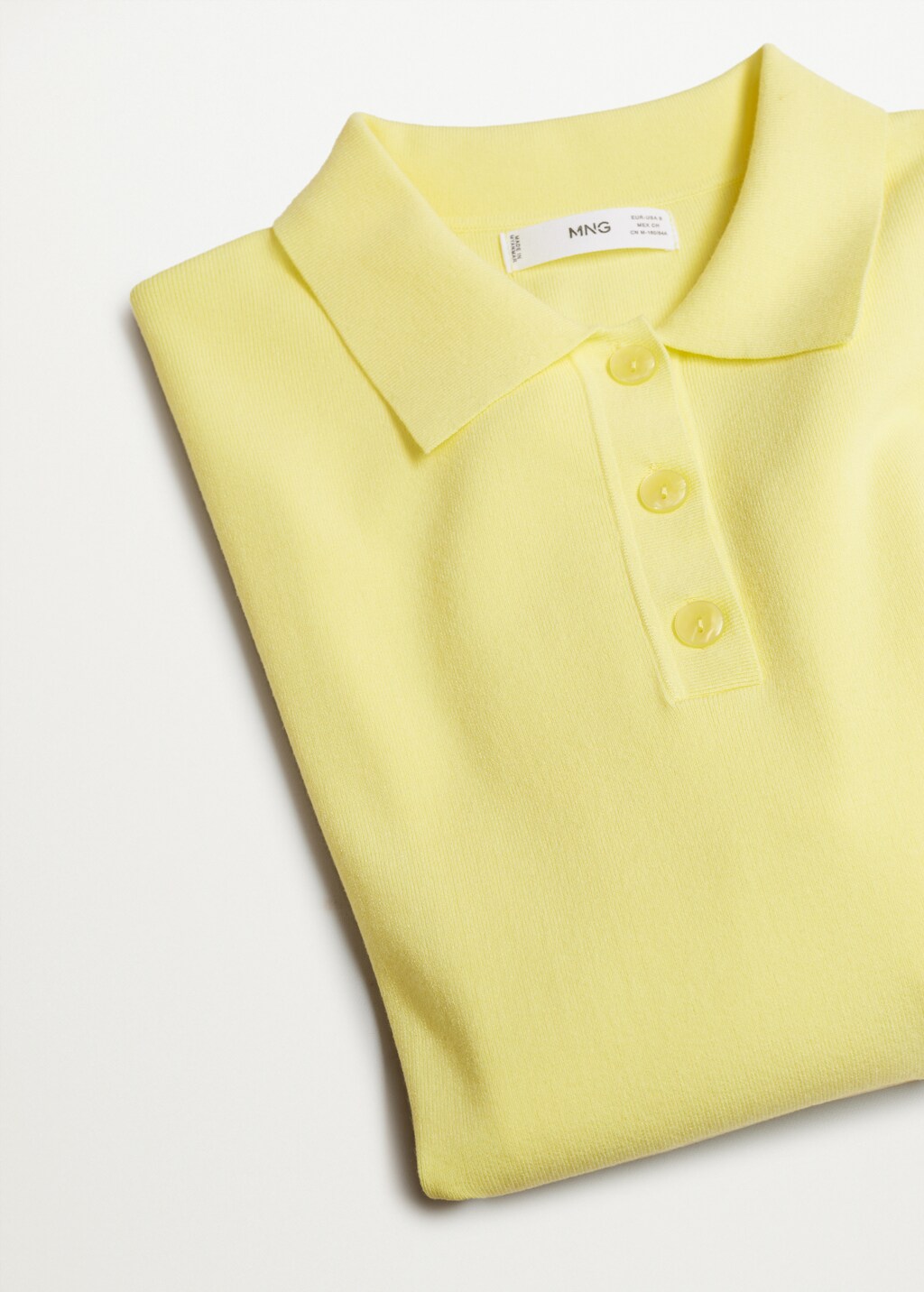 Crop oversized polo shirt - Details of the article 8