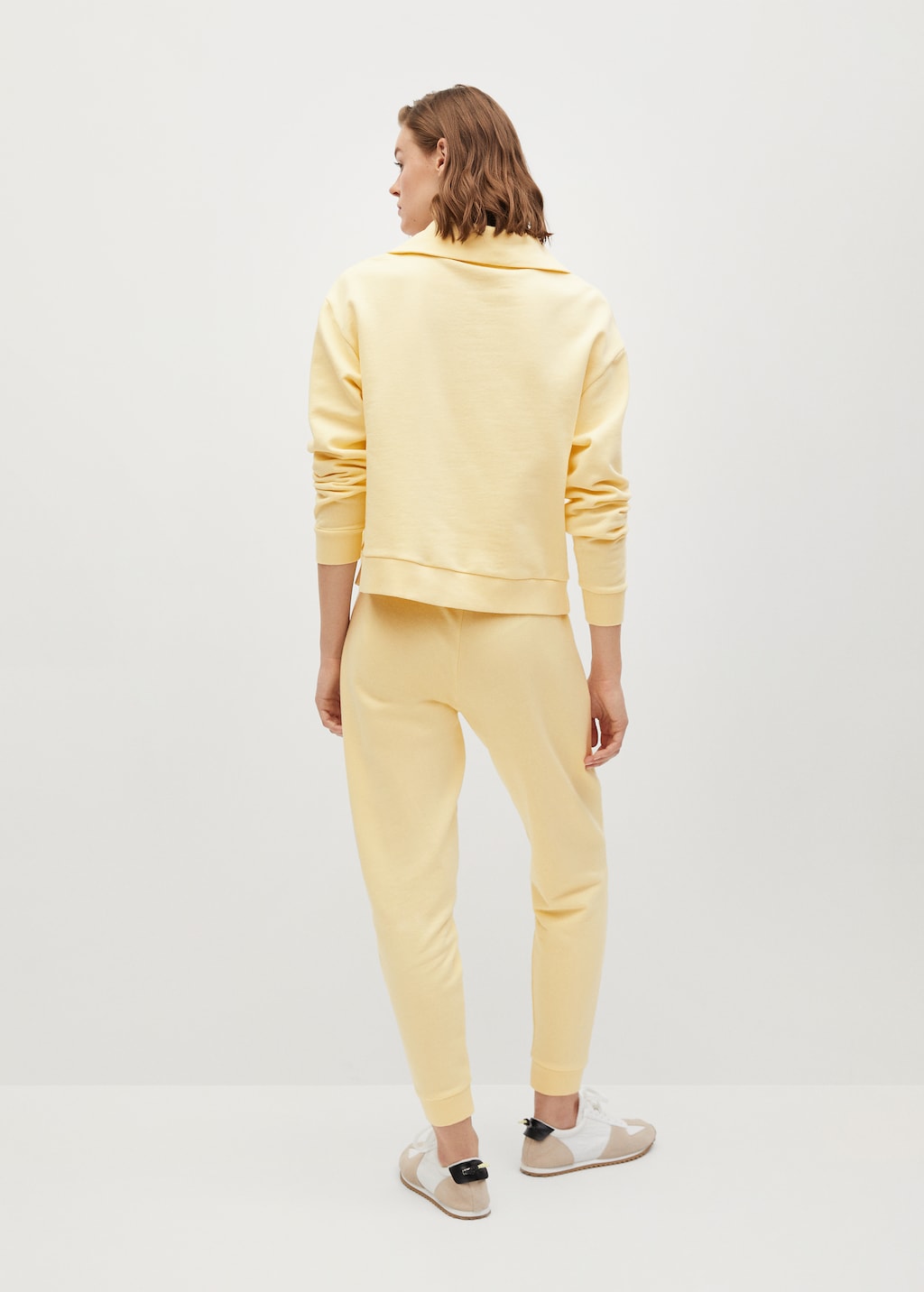 Cotton jogger-style trousers - Reverse of the article