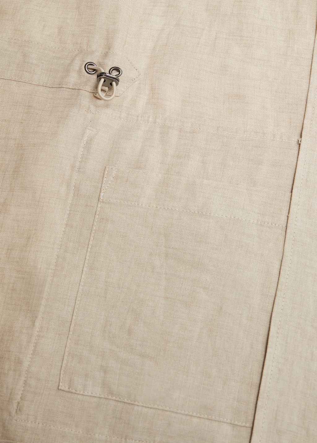 100% linen saharan jacket - Details of the article 8