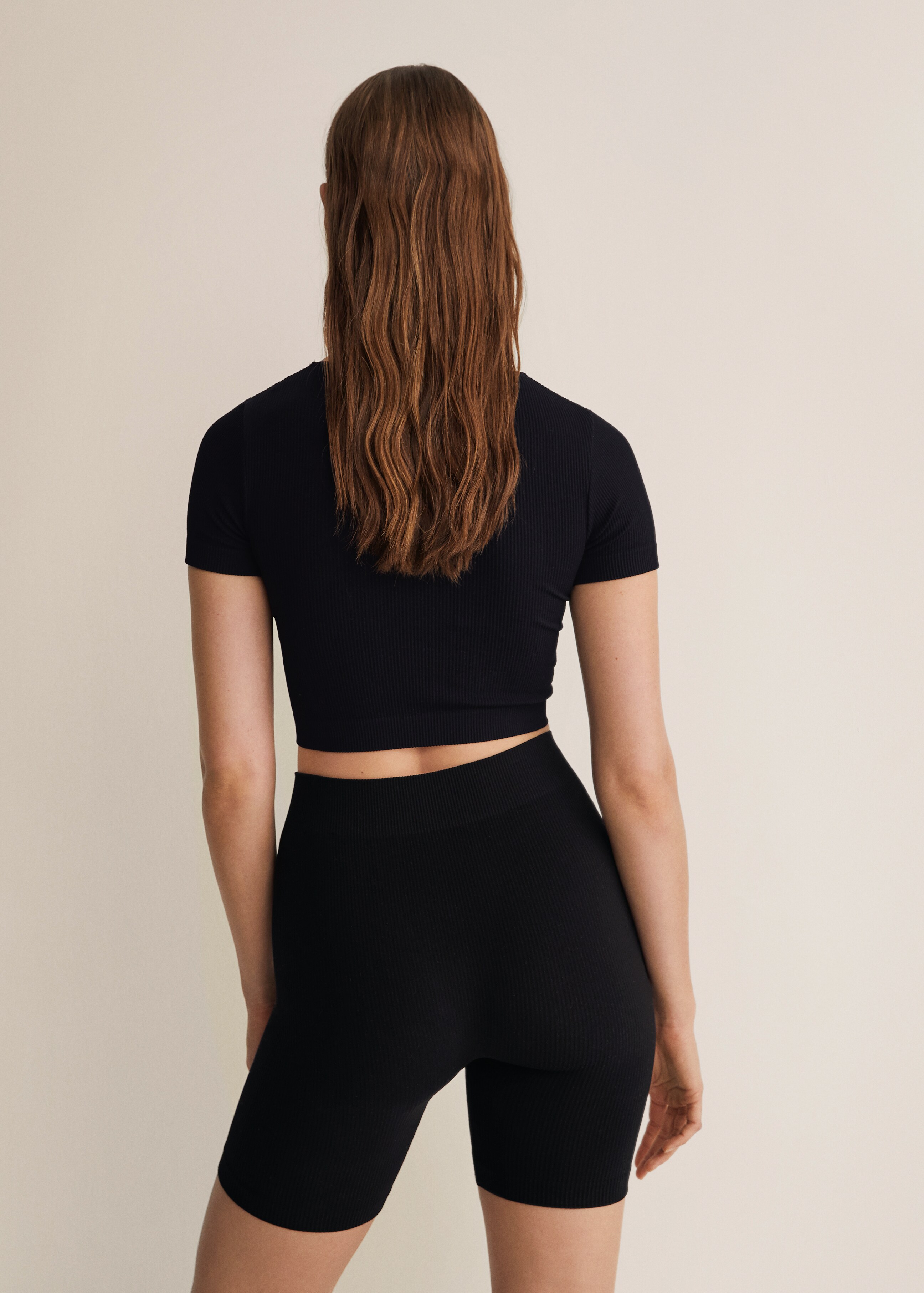 Crop top de sport sans couture - Verso de l’article