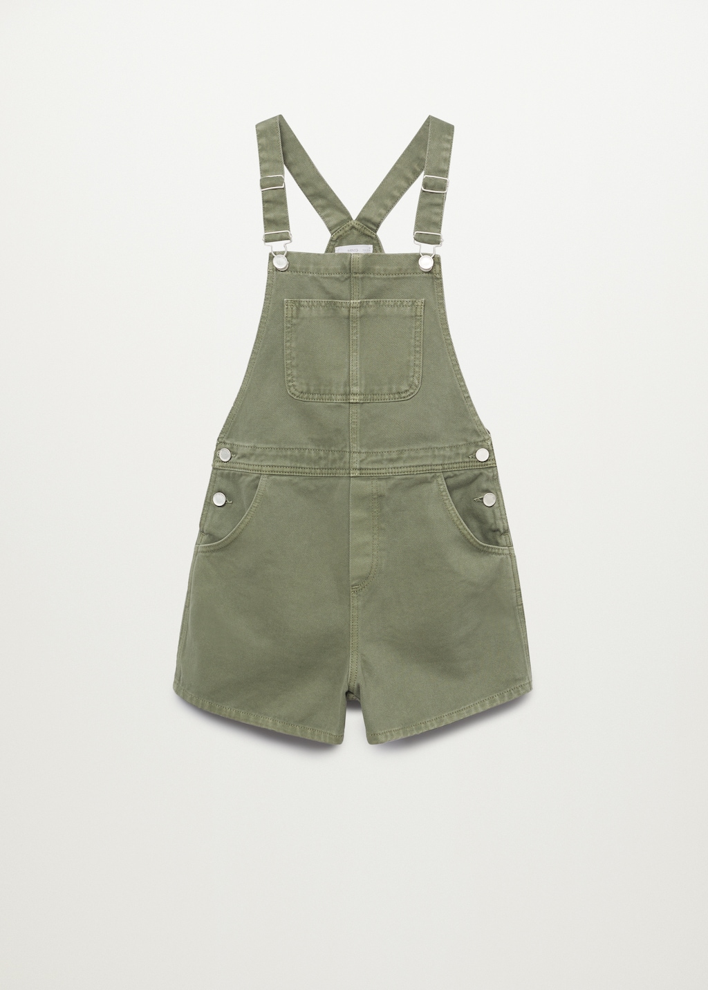 Short denim dungarees - Article without model