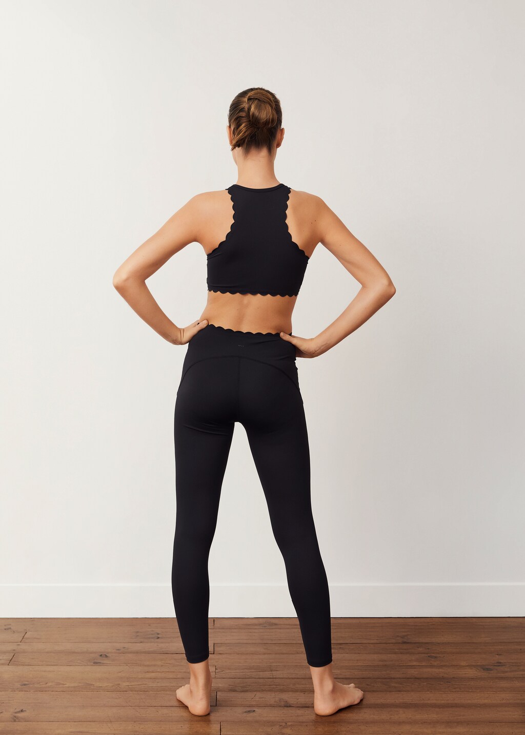 Legging festonné - Verso de l’article