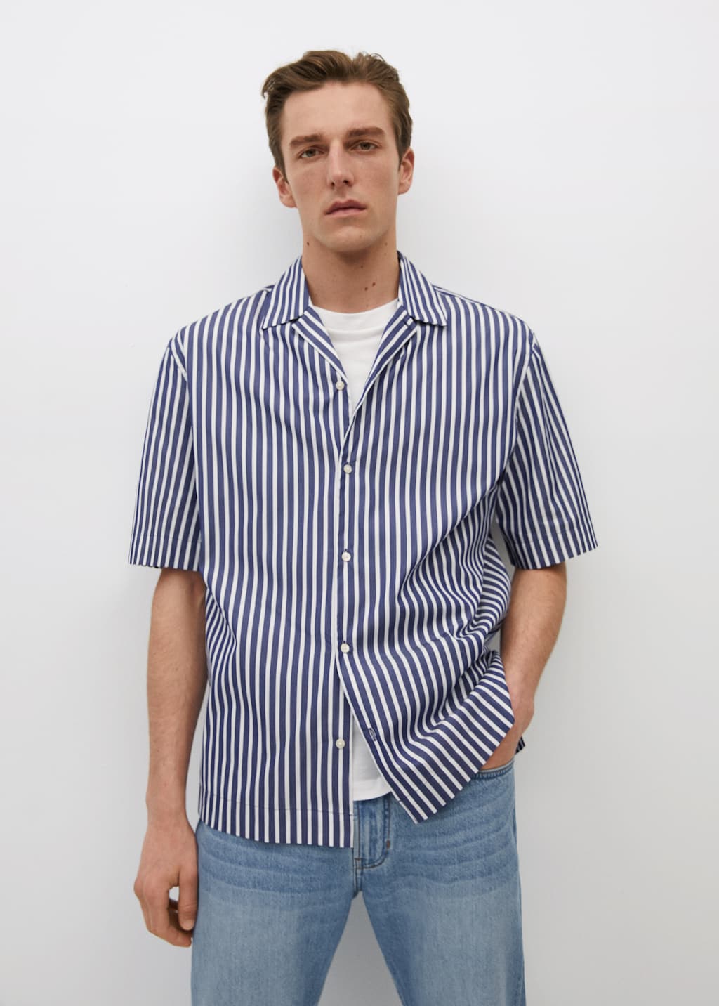 Regular-fit striped shirt - Medium plane