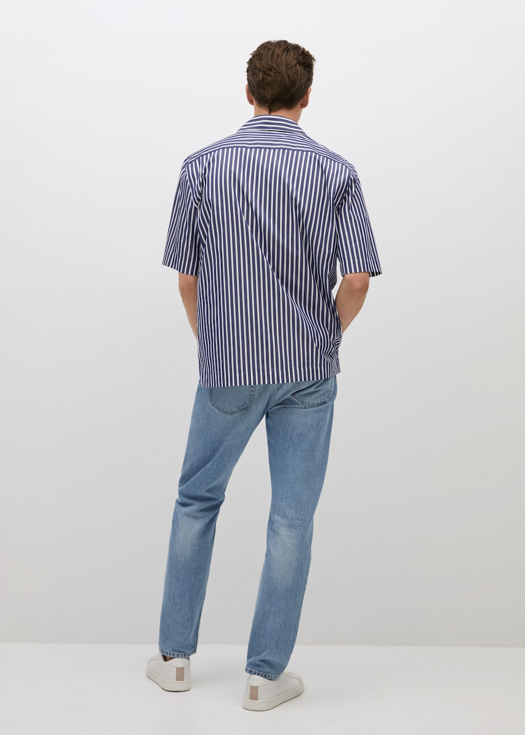 Regular-fit striped shirt - Reverse of the article