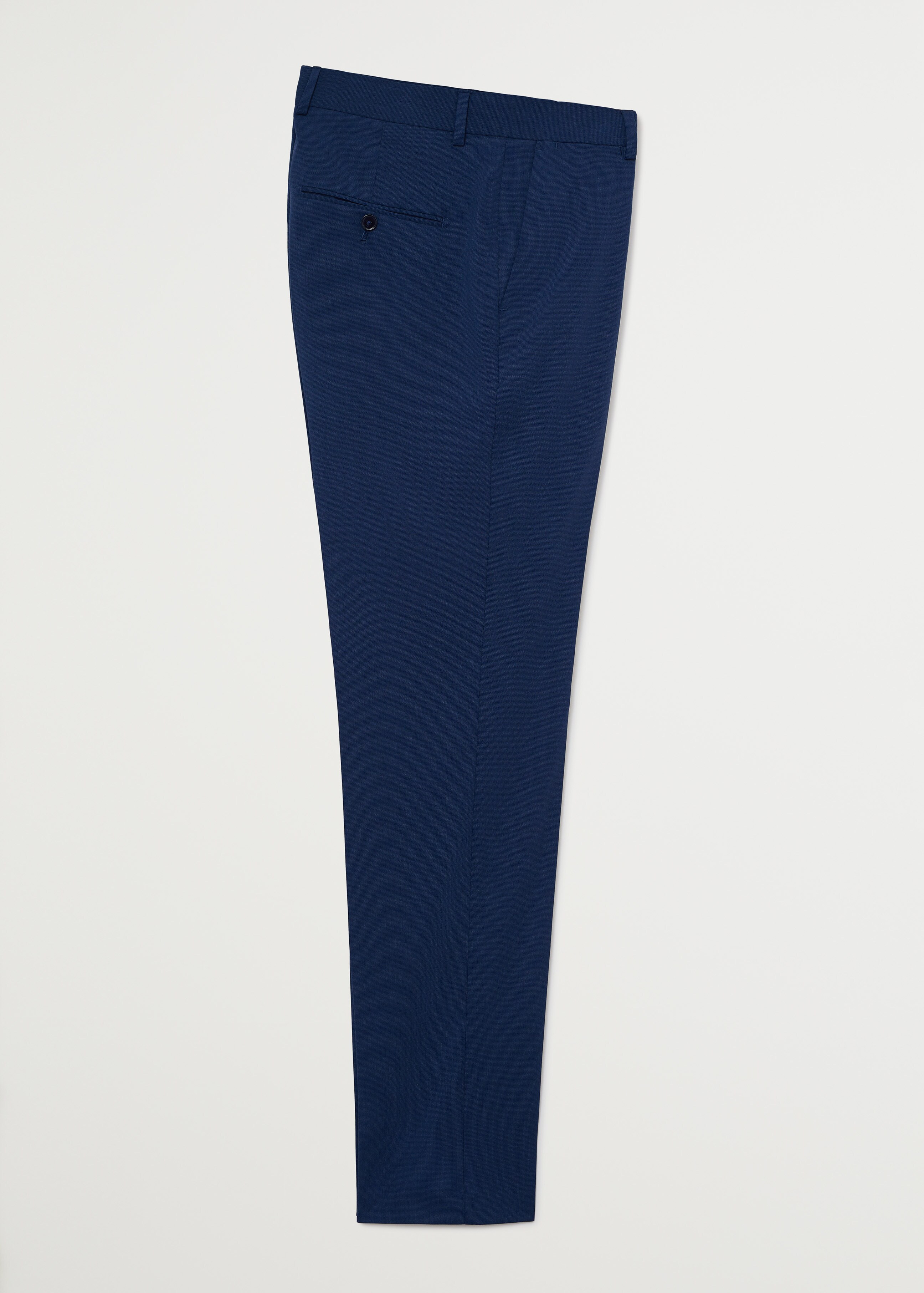 Oblekové kalhoty slim fit s mikro strukturou - Zboží bez modelu