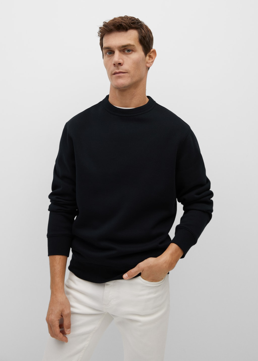 Plush cotton sweatshirt - Medium plane