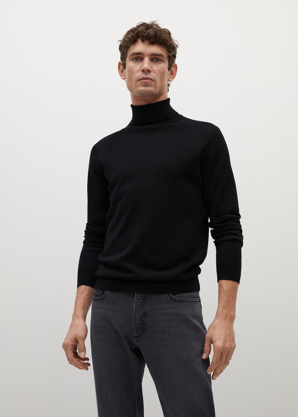 Merino wool washable sweater - Medium plane