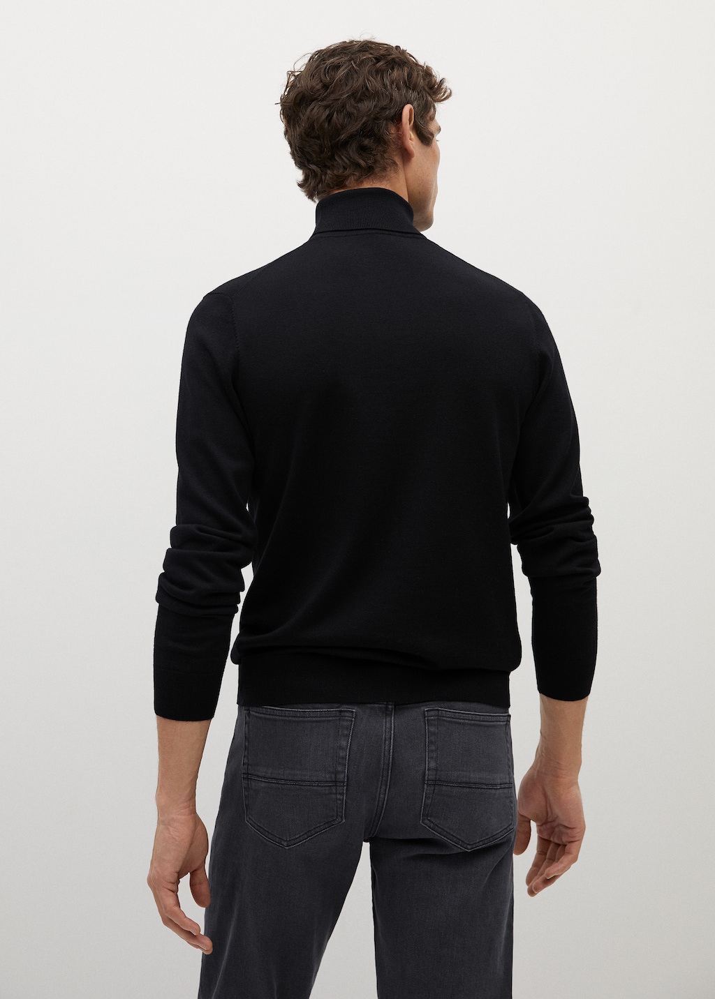 Merino wool washable sweater - Reverse of the article