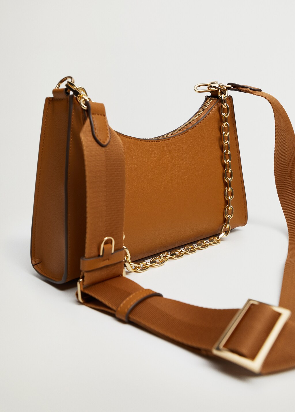 Crossbody bag with chain - Medium plane