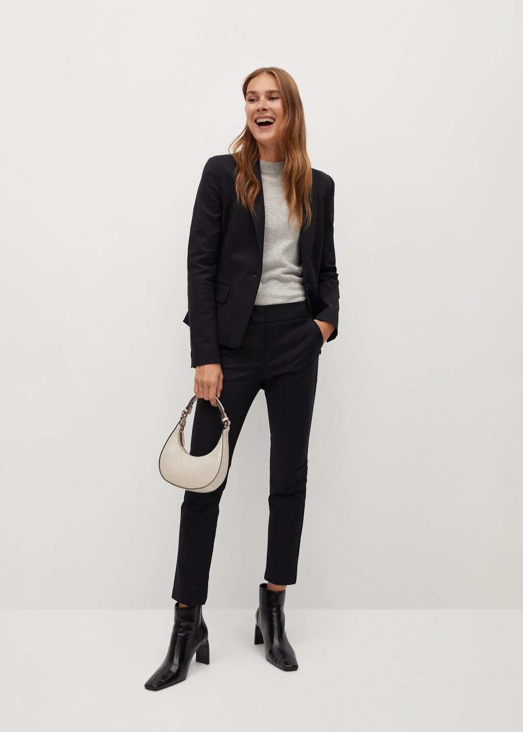 Structured suit blazer - General plane