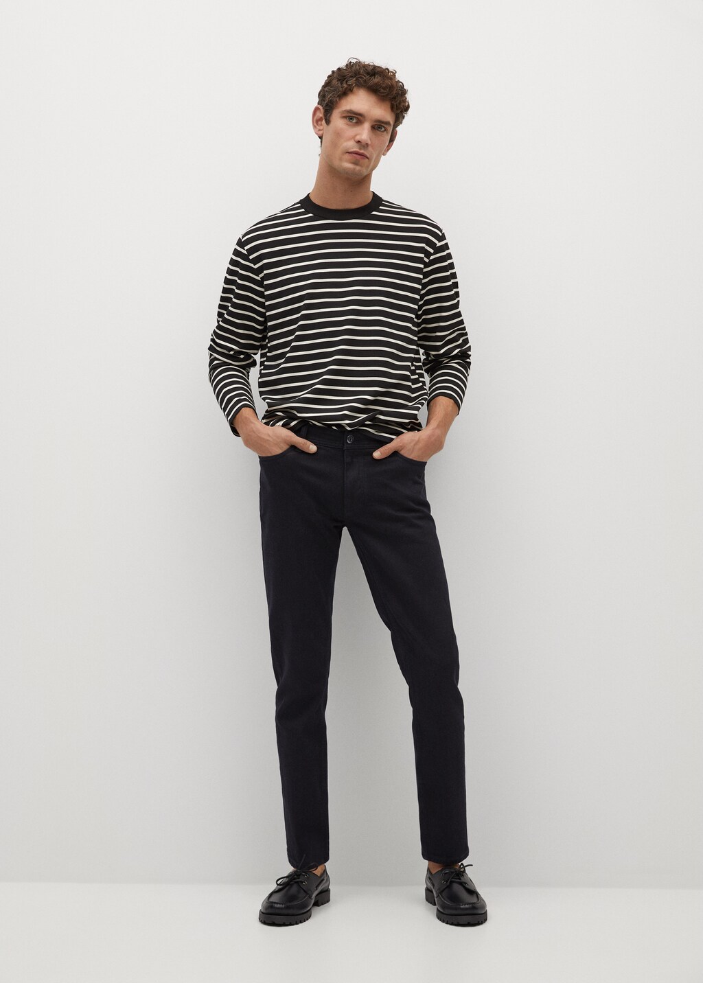 Slim fit black Jan jeans - General plane